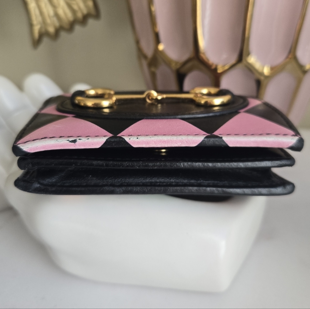 GUC Limited Edition Gucci Horsebit 1955 Compact Bifold Wallet - Picture 4 of 13